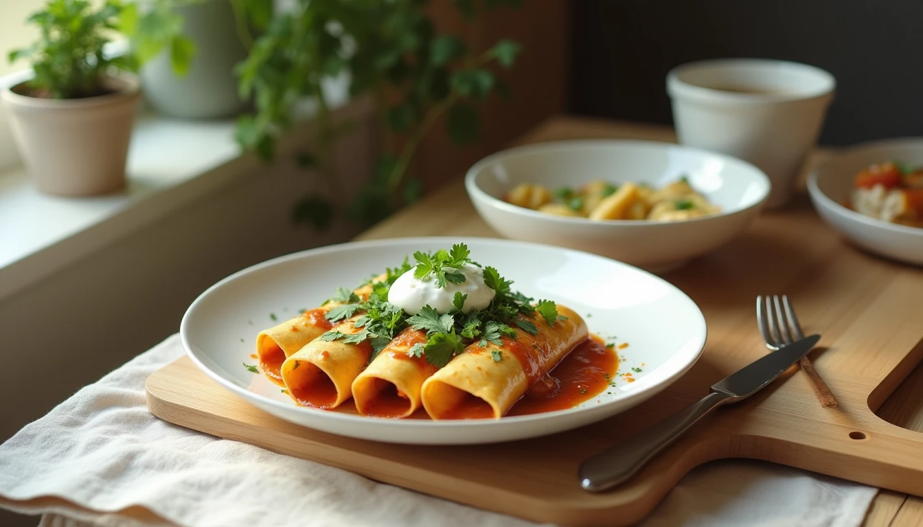 Enchiladas Verdes: Sabor Auténtico en 55 Minutos