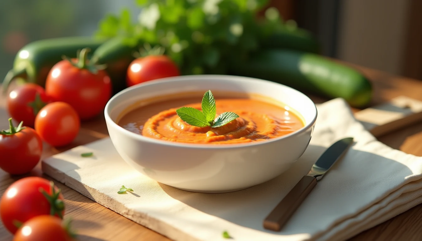 Gazpacho Andaluz: Sabor Auténtico en 15 Minutos