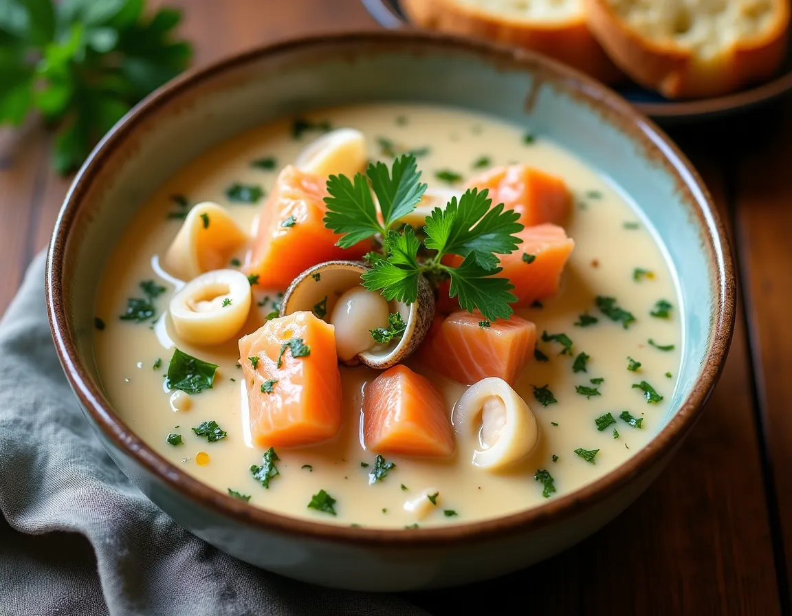 Simple Seafood Chowder