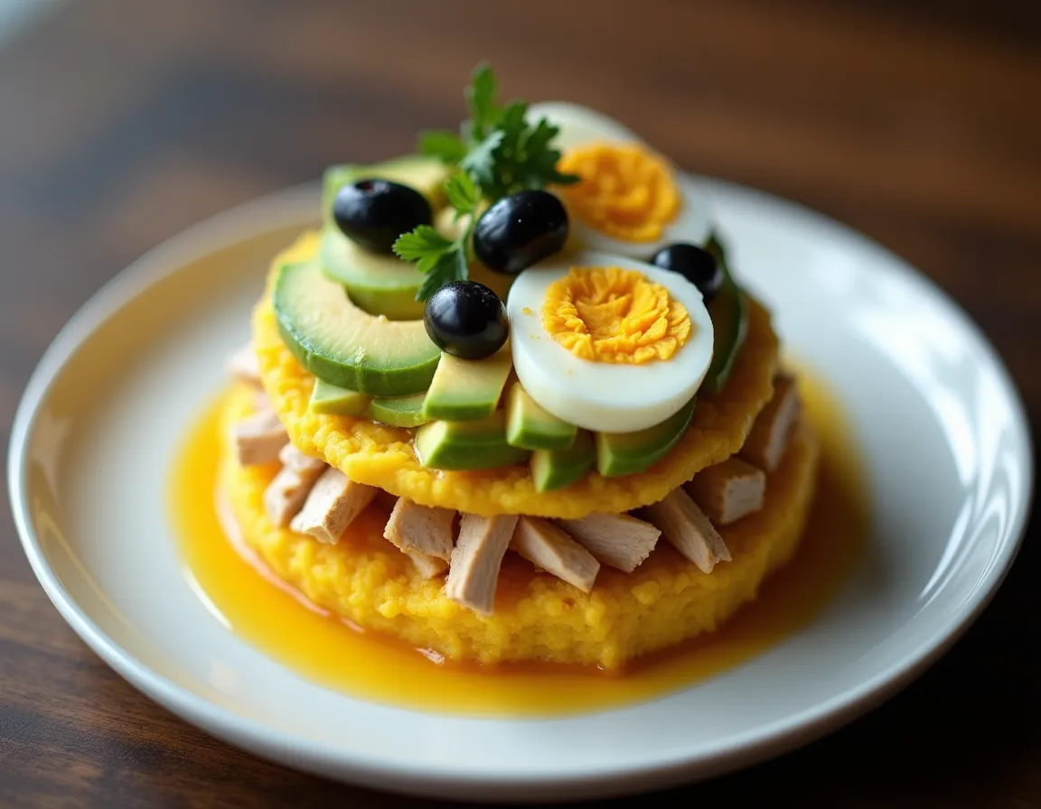 Causa Limeña de Pollo