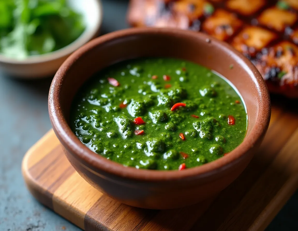 Chimichurri Argentino Casero