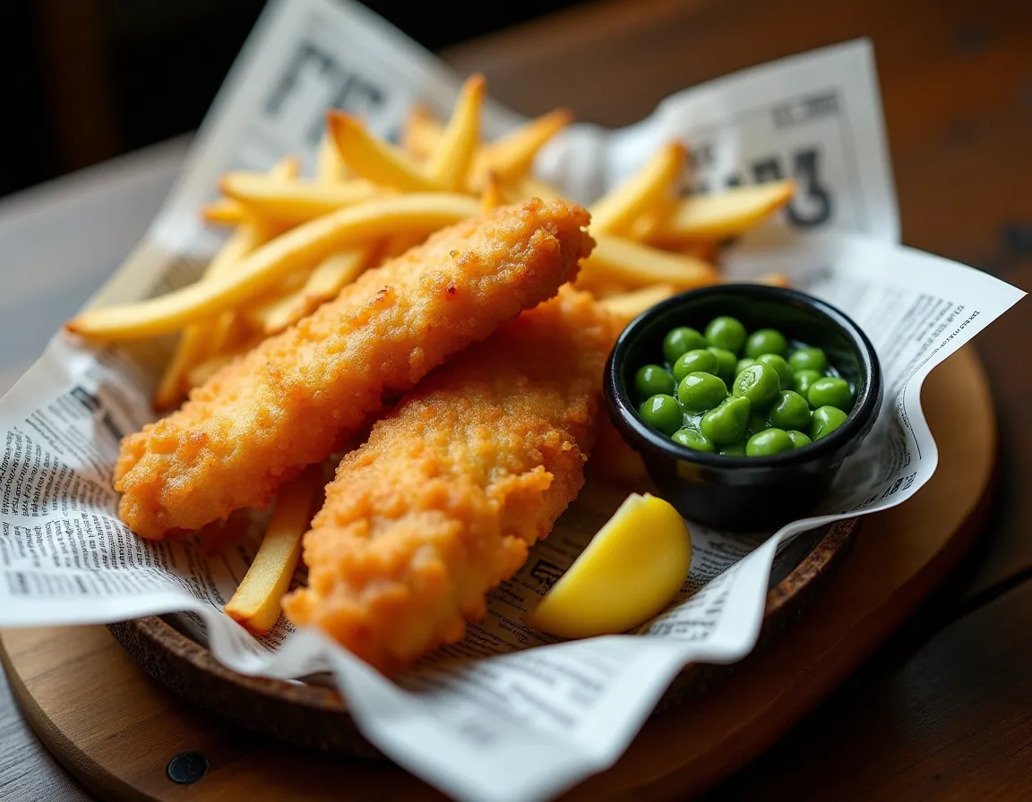Beer-Battered Fish and Chips