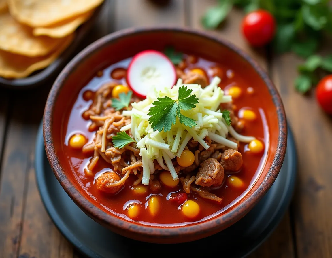 Pozole Rojo de Cerdo