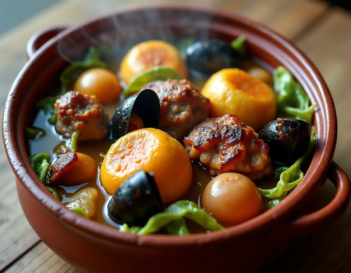 Curanto en Olla