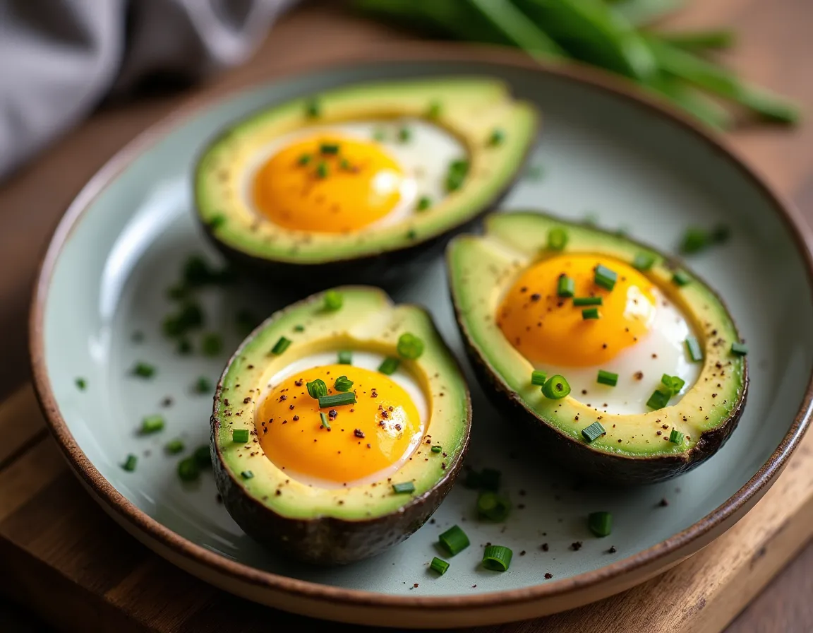 Keto Avocado Egg Cups