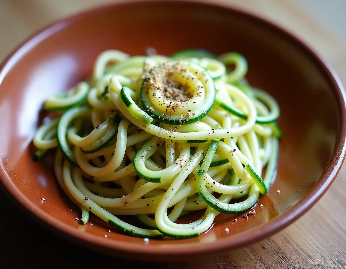 Zucchini Noodle Cacio e Pepe