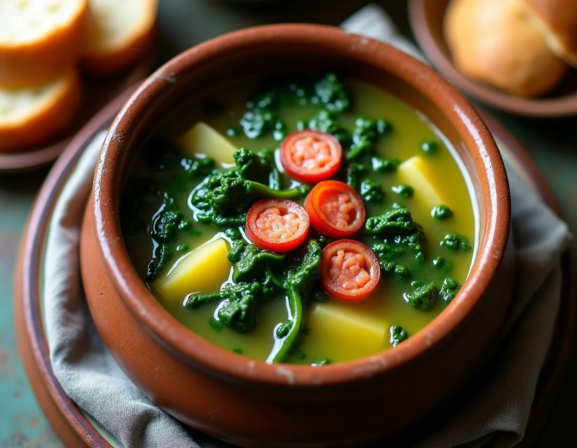 Caldo Verde com Chouriço