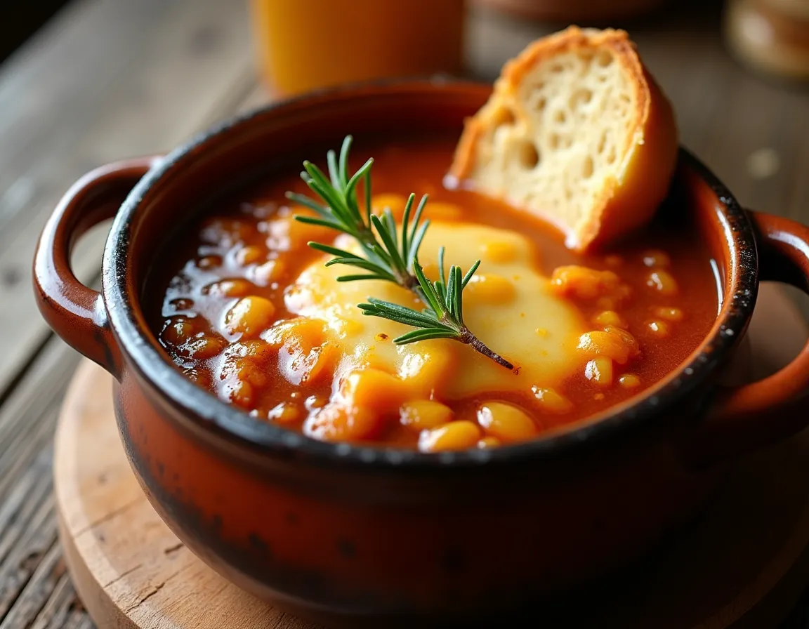 Soupe à l'Oignon Gratinée